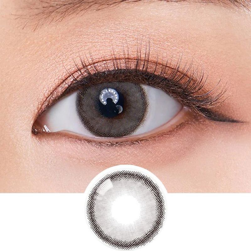 Ash grey contact lens