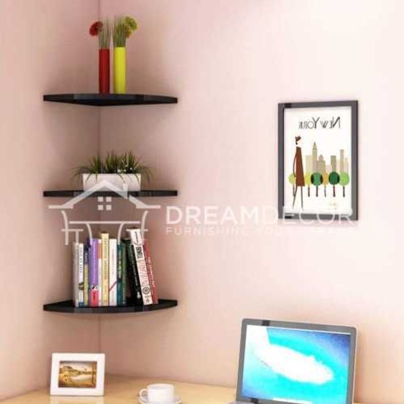 3 Tier Corner Shelves