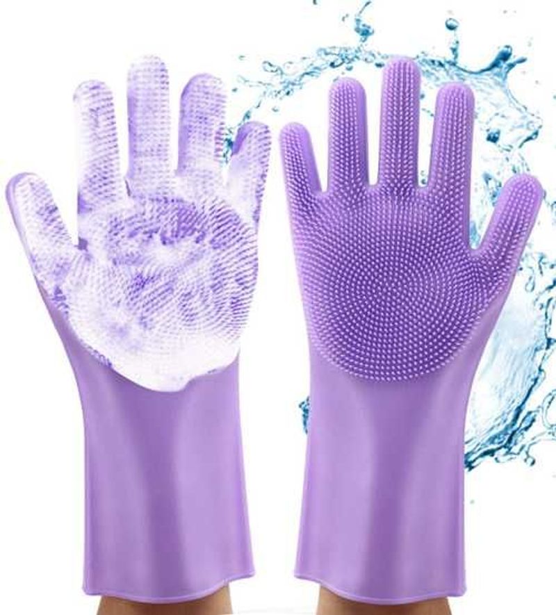 TC Reusable Silicone Magic Washing Gloves